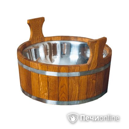 Шайка Woodson 15 л дуб с нержавеющей вставкой в Томске